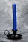 Preview: Hexenshop Dark Phönix Petrol Blau Durchgefärbte Ritualstabkerze